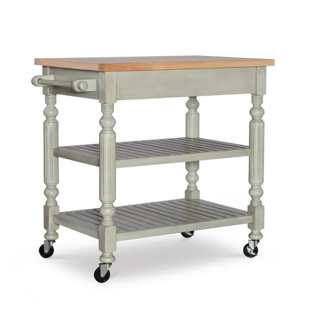 Linon Ash Janelle Kitchen Cart by Linon Home Decor 10 Linon Ash Janelle Kitchen Cart by Linon Home Decor - Image 8