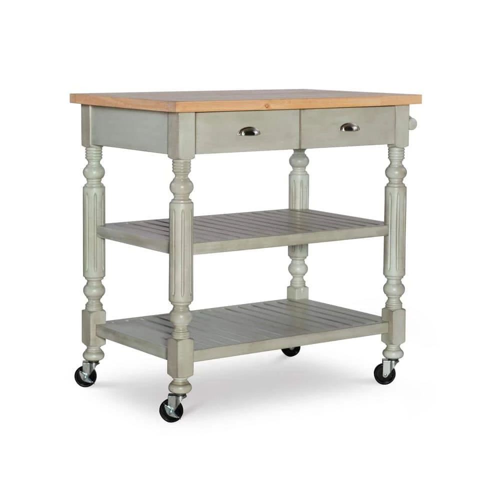 Linon Ash Janelle Kitchen Cart by Linon Home Decor 3 Linon Ash Janelle Kitchen Cart by Linon Home Decor