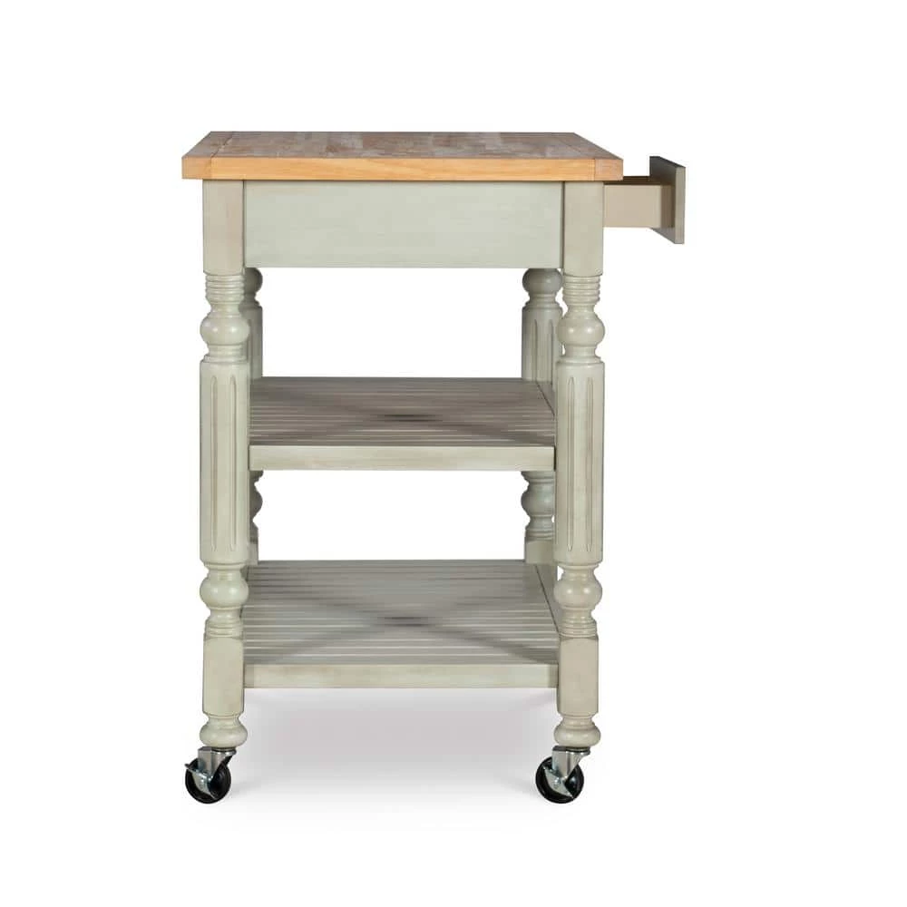 Linon Ash Janelle Kitchen Cart by Linon Home Decor 4 Linon Ash Janelle Kitchen Cart by Linon Home Decor - Image 2