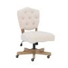 Fallon White Office Chair by Linon Home Decor 1 Fallon White Office Chair by Linon Home Decor -Linon Home Decor Shop gray wash linon home decor task chairs thd00682 64 1000