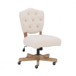 Fallon White Office Chair by Linon Home Decor