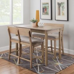 Rodman 36.25 in. H Gray Wash Wood Frame Tavern Table by Linon Home Decor -Linon Home Decor Shop graywash linon home decor bar tables thd04076 1f 1000