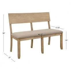 Rodman Gray Wash Dining Bench 36 in. H x 52.5 in. W x 20.25 in. D by Linon Home Decor 16 Rodman Gray Wash Dining Bench 36 in. H x 52.5 in. W x 20.25 in. D by Linon Home Decor -Linon Home Decor Shop graywash linon home decor bedroom benches thd04068 44 1000