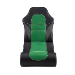 Walter 34.5 in. Green and Black Faux Leather and Mesh Rocking Gaming Chair by Linon Home Decor -Linon Home Decor Shop green linon home decor gaming chairs thd03022 c3 1000