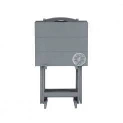 Gray Compass Tray Table Set by Linon Home Decor -Linon Home Decor Shop grey linon home decor end side tables thd00740 c3 1000