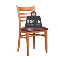 Galina Honey Metal Side Chair with Burgundy Faux Leather Seat (Carton of 2) by Linon Home Decor 19 Galina Honey Metal Side Chair with Burgundy Faux Leather Seat (Carton of 2) by Linon Home Decor -Linon Home Decor Shop honey linon home decor dining chairs thdac3721 44 1000