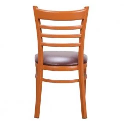 Galina Honey Metal Side Chair with Burgundy Faux Leather Seat (Carton of 2) by Linon Home Decor 15 Galina Honey Metal Side Chair with Burgundy Faux Leather Seat (Carton of 2) by Linon Home Decor -Linon Home Decor Shop honey linon home decor dining chairs thdac3721 66 1000