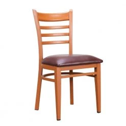 Galina Honey Metal Side Chair with Burgundy Faux Leather Seat (Carton of 2) by Linon Home Decor 16 Galina Honey Metal Side Chair with Burgundy Faux Leather Seat (Carton of 2) by Linon Home Decor -Linon Home Decor Shop honey linon home decor dining chairs thdac3721 c3 1000