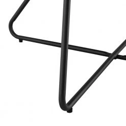 LauraLee Ivory Sherpa and Black Metal Modern Accent Chair by Linon Home Decor -Linon Home Decor Shop ivory linon home decor accent chairs thd02944 1d 1000