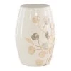 Barlowe Ivory Enamel and Capiz Gingko Drum Table by Linon Home Decor -Linon Home Decor Shop ivory linon home decor end side tables thd02757 64 1000