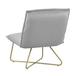 LauraLee Light Gray Polyester Velvet Accent Chair by Linon Home Decor 14 LauraLee Light Gray Polyester Velvet Accent Chair by Linon Home Decor -Linon Home Decor Shop light gray linon home decor accent chairs thd04095 4f 1000