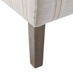 Lily Linen Stripe Upholstered Slipper Chair by Linon Home Decor -Linon Home Decor Shop linen stripe linon home decor accent chairs thd02718 fa 1000