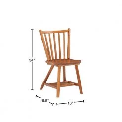 Winston Medium Oak Wood Side Chair (Set of 2) by Linon Home Decor -Linon Home Decor Shop medium oak linon home decor accent chairs thdac3807 40 1000