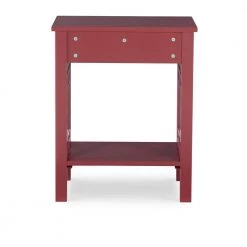 Sloane Merlot 1-Drawer End Table by Linon Home Decor -Linon Home Decor Shop merlot linon home decor end side tables thd02738 4f 1000