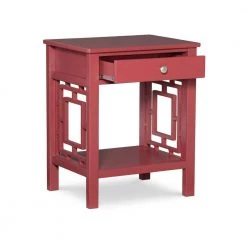 Sloane Merlot 1-Drawer End Table by Linon Home Decor
