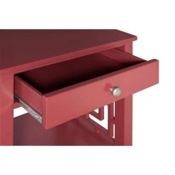 Sloane Merlot 1-Drawer End Table by Linon Home Decor -Linon Home Decor Shop merlot linon home decor end side tables thd02738 fa 1000