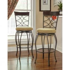 Newberry 24 in. Metallic Brown Back Metal Counter Stool by Linon Home Decor -Linon Home Decor Shop metallic brown linon home decor bar stools thd03504 31 1000