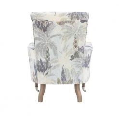 Kennard Multi-Colored Abstract Leaf Armchair by Linon Home Decor -Linon Home Decor Shop multi colored linon home decor accent chairs thd03694 66 1000