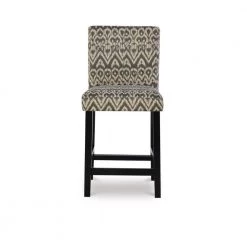 Morocco 24 in. Gray Cushioned Bar Stool by Linon Home Decor -Linon Home Decor Shop multi colored linon home decor bar stools 0225drif 01 kd u c3 1000
