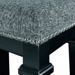 Aimee Black and White Tweed Backless Bar Stool by Linon Home Decor -Linon Home Decor Shop multi colored linon home decor bar stools thd00595 4f 1000
