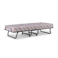 Nome Folding Bed with Mattress and Casters by Linon Home Decor