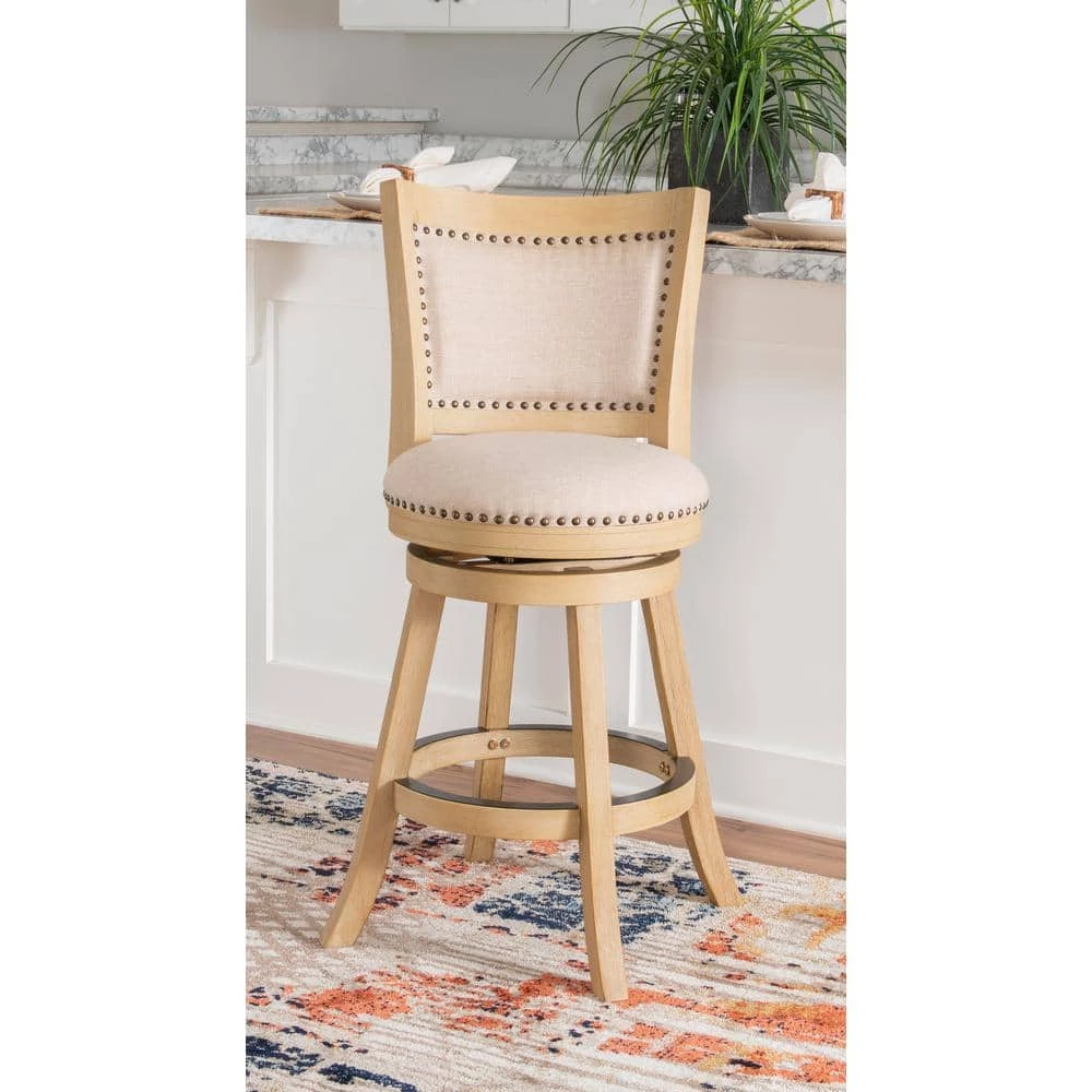 Tucker Gray 24 in. Counter Stool by Linon Home Decor 10 Tucker Gray 24 in. Counter Stool by Linon Home Decor - Image 8