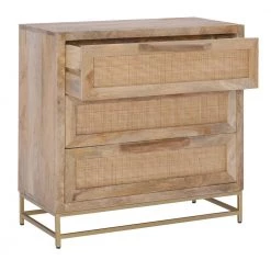 Casper Natural Rattan Cabinet Three Drawer by Linon Home Decor -Linon Home Decor Shop natural linon home decor accent cabinets hd221823 77 1000