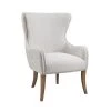 Harlem Natural Upholstered Round Back Side Chair by Linon Home Decor 1 Harlem Natural Upholstered Round Back Side Chair by Linon Home Decor -Linon Home Decor Shop natural linon home decor accent chairs thd02904 64 1000