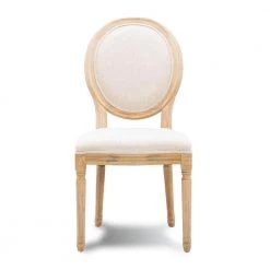 Jacques Linen Oval Back Chair (Carton of 2) by Linon Home Decor -Linon Home Decor Shop natural linon home decor accent chairs thd03507 4f 1000
