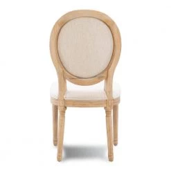 Jacques Linen Oval Back Chair (Carton of 2) by Linon Home Decor -Linon Home Decor Shop natural linon home decor accent chairs thd03507 66 1000