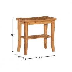Broadmore 18 in. Tall Bamboo Stool by Linon Home Decor -Linon Home Decor Shop natural linon home decor bar stools thd00502 40 1000