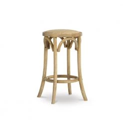 Bradford Brown Rattan Seat Backless Counter Stool by Linon Home Decor