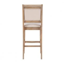 Brahm 46.75 in. H Natural wood Full Back Barstool by Linon Home Decor -Linon Home Decor Shop natural linon home decor bar stools thd03566 66 1000