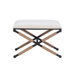 Nudell 18 in. H Natural Accent Stool by Linon Home Decor 13 Nudell 18 in. H Natural Accent Stool by Linon Home Decor -Linon Home Decor Shop natural linon home decor bar stools thd03589 c3 1000