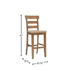 Fernley Natural Rush Seat Barstool by Linon Home Decor 12 Fernley Natural Rush Seat Barstool by Linon Home Decor -Linon Home Decor Shop natural linon home decor bar stools thd03725 40 1000