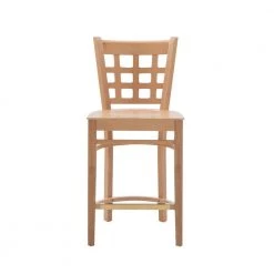 Olympia Natural 37.75 in. H Counter-stool w/wood seat (Set of 2) by Linon Home Decor -Linon Home Decor Shop natural linon home decor bar stools thdac04017 4f 1000