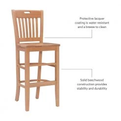 Brouthers Natural Barstool with wood Seat (2 pk) by Linon Home Decor -Linon Home Decor Shop natural linon home decor bar stools thdac04053 c3 1000