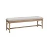 Galena Natural 60 in. Bench with Cushioned Seat and Nailhead Accents by Linon Home Decor 2 Galena Natural 60 in. Bench with Cushioned Seat and Nailhead Accents by Linon Home Decor -Linon Home Decor Shop natural linon home decor bedroom benches hd221853 64 1000