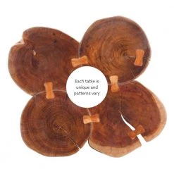 Rose 25 in. W Natural Brown Live Edge Rectangle Wood Top Small Coffee Table by Linon Home Decor -Linon Home Decor Shop natural linon home decor coffee tables hd221918 a0 1000