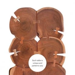 Rose 38 in. W Natural Brown Live Edge Large Rectangle Wood Top Coffee Table by Linon Home Decor -Linon Home Decor Shop natural linon home decor coffee tables hd221919 a0 1000