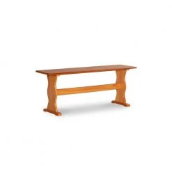 Kaylie Natural Wood Nook Single Dining Bench by Linon Home Decor