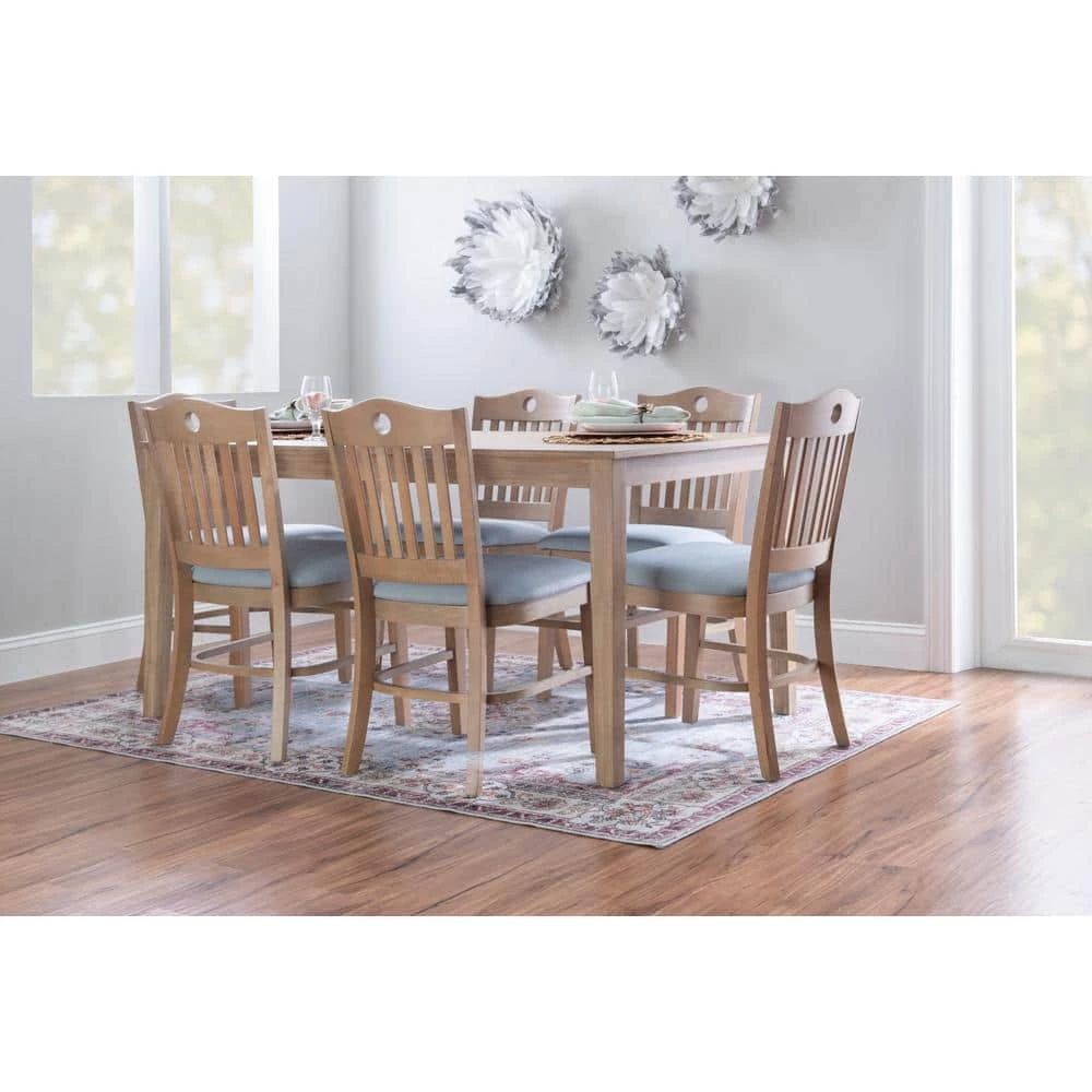 Olton Natural Lt. Grey Uph Dining Chair Carton of 2) by Linon Home Decor 10 Olton Natural Lt. Grey Uph Dining Chair Carton of 2) by Linon Home Decor - Image 8