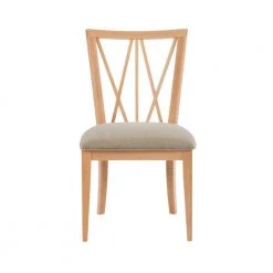 Minden Natural Dining Chair with UPH Seat (2-Pack) by Linon Home Decor -Linon Home Decor Shop natural linon home decor dining chairs thdac03729 4f 1000