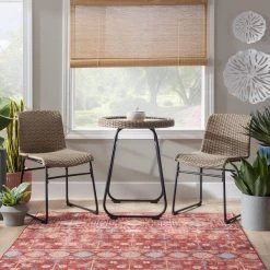 Bert 3 PC Outdoor/Indoor Bistro Set by Linon Home Decor -Linon Home Decor Shop natural linon home decor dining room sets thd04025 31 1000