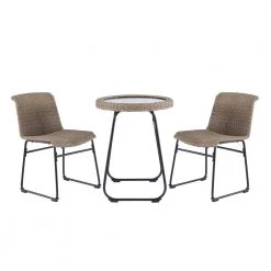 Bert 3 PC Outdoor/Indoor Bistro Set by Linon Home Decor