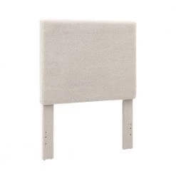 Winslow Beige Sherpa Twin Upholstered Headboard by Linon Home Decor