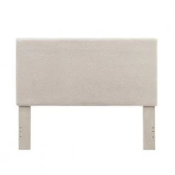 Winslow Beige Sherpa Full/Queen Upholstered Headboard by Linon Home Decor -Linon Home Decor Shop natural linon home decor headboards thd04143 c3 1000