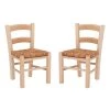 Sophie Natural Wood with Woven Rush Seat Kids Chair (Set of 2) by Linon Home Decor -Linon Home Decor Shop natural linon home decor kids chairs thd03169 64 1000