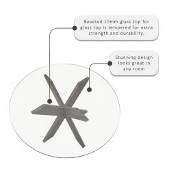 Norris 48 in. L Natural Round Dining Table with Glass Top (Seats 4) by Linon Home Decor 12 Norris 48 in. L Natural Round Dining Table with Glass Top (Seats 4) by Linon Home Decor -Linon Home Decor Shop natural linon home decor kitchen dining tables hd221845 a0 1000