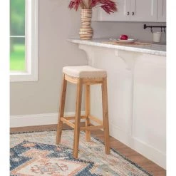 Claridge Acacia 30 in. Bar Stool by Linon Home Decor -Linon Home Decor Shop natural rustic brown linon home decor bar stools thd01798 31 1000